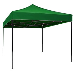 Шатра метална сгъваема 3x3м зелена FZD-(SP30-2929-GREEN) - Horecano