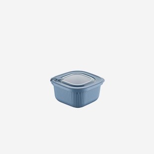 Пластмасова кутия за съхранение 12,5x12,5xh7см 600мл различни цветове Microline-(30901) - Dunya