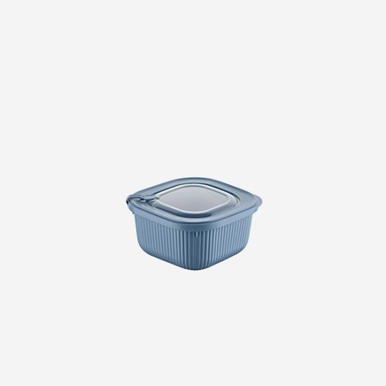 Пластмасова кутия за съхранение 12,5x12,5xh7см 600мл различни цветове Microline-(30901) - Dunya