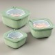 Пластмасова кутия за съхранение 15x15xh8,5см 1,1л различни цветове Microline-(30902) - Dunya