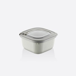 Пластмасова кутия за съхранение 17,5x17,5xh9,5см 1,8л различни цветове Microline-(30903) - Dunya