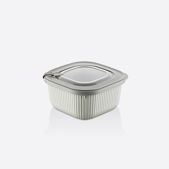 Пластмасова кутия за съхранение 17,5x17,5xh9,5см 1,8л различни цветове Microline-(30903) - Dunya