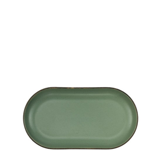 Порцеланово плато овално 33x21см OLIVE-(OLIVE 33X21 YKYVC) - Horecano