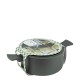 Алуминиева тенджера със стъклен капак и незалепващо покритие ф26x12см CERAMIC GRAY HOME-(DFC-SC06-26) - Horecano