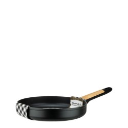 Алуминиев тиган с незалепващо покритие ф24x4,8см BLACK AND WOOD HOME-(DFF-SC16-24) - Horecano