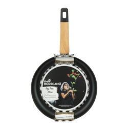 Алуминиев тиган с незалепващо покритие ф26x5см BLACK AND WOOD HOME-(DFF-SC16-26) - Horecano