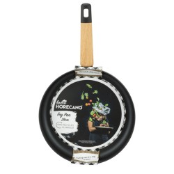 Алуминиев тиган с незалепващо покритие ф28x5,2см BLACK AND WOOD HOME-(DFF-SC16-28) - Horecano