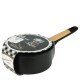 Алуминиева касерола с незалепващо покритие и капак ф18x8,2см BLACK AND WOOD HOME-(DFS-SC16-18) - Horecano