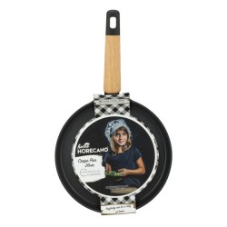 Алуминиев тиган за палачинки с незалепващо покритие ф26x1,7см BLACK AND WOOD HOME-(DFP-SC16-26) - Horecano