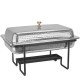 Иноксово Бен Мари с релеф и черна стойка 1/1 GN 55x35см 8л HORECANO-WICKED-(SG-82465(D))