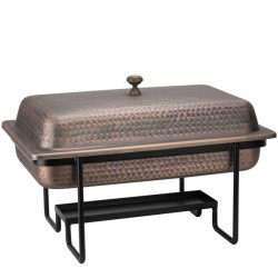Бен Мари с релеф и медно покритие 1/1GN 55x35см 8л ANTIQUE HORECANO-RUSTIC-(SG-86465(D))