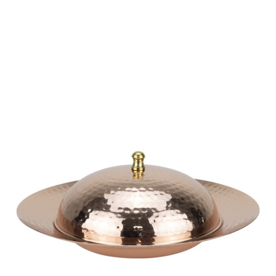 Метална чиния за презентация с капак ф27см CHARM-(НС-84254)(SG-842100(B)) - Horecano