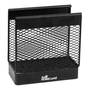 Метален салфетник 13,3x6,7xh14см MATT BLACK HOME-(KM057A) - Horecano