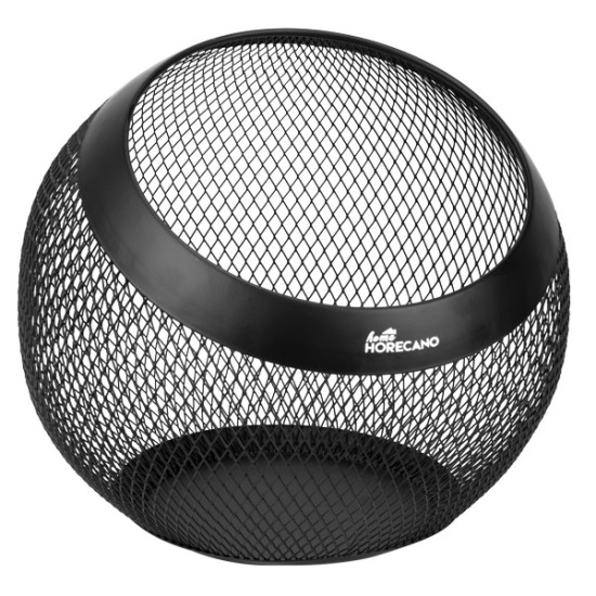 Метална купа скосена ф24xh21см MATT BLACK HOME-(KM255A) - Horecano