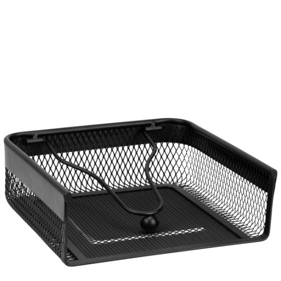 Метален салфетник хоризонтален 18,5x18,5xh6,5см MATT BLACK HOME-(KM033A) - Horecano