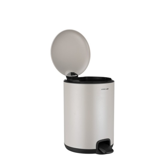 Кош с педал 5л ф21,1xh31,8см бежов HOME-(86426-ZB-002PC-BEIGE) - Horecano