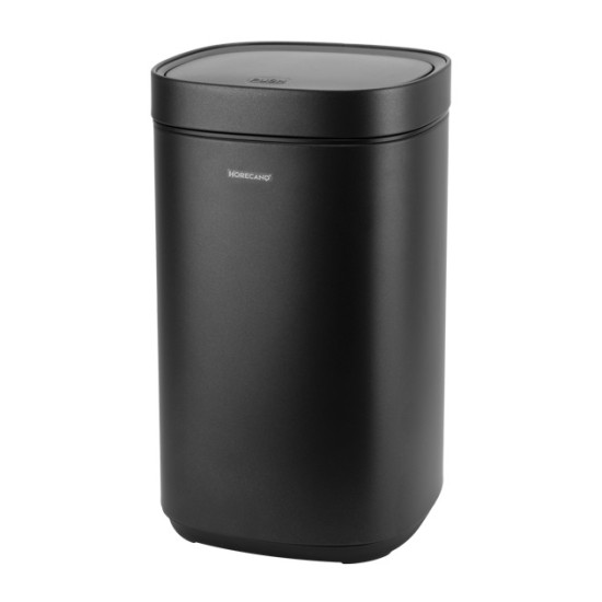 Кош с TOUCH механизъм 30л 30x30xh62,5см черен HOME-(102372-HF002C-BLACK) - Horecano