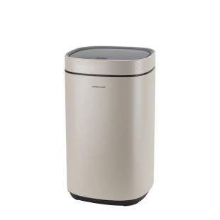 Кош с TOUCH механизъм 12л 25,2x25xh42,4см бежов HOME-(104512-008-BEIGE) - Horecano