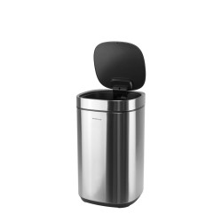 Кош с TOUCH механизъм 12л 25,2x25xh42,4см хром HOME-(104512-002) - Horecano