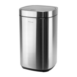 Кош с TOUCH механизъм 30л 30x30xh62,5см хром HOME-(102372-HF002C-CHROME) - Horecano