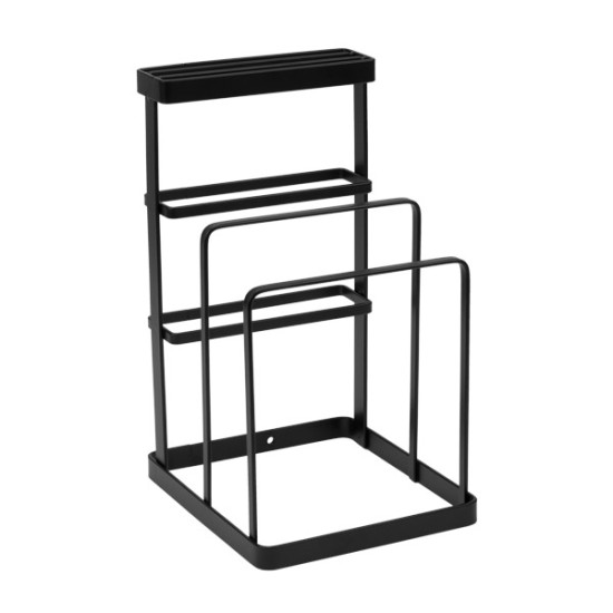 Метална стойка за дъски 12x13,8xh21,6см черна HOME-(74380-001) - Horecano
