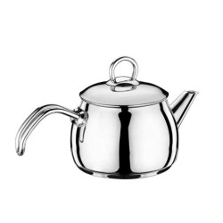 Иноксов чайник с метална дръжка ф12,5xh12см 1,5л Midi HR-HOME PERFECT-(4CYD025) - Hascevher
