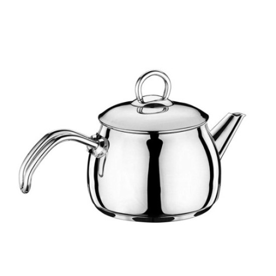Иноксов чайник с метална дръжка ф12,5xh12см 1,5л Midi HR-HOME PERFECT-(4CYD025) - Hascevher