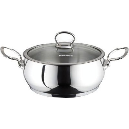 Иноксова тенджера 22x12см HR-GUZIDE-(1109.062) - Hascevher