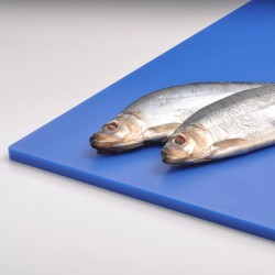 Полиетиленова дъска за рязане на риба и морски дарове синя 45х30х2,5см (HC-931126) - Horecano