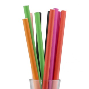 Хартиени сламки Bubble Tea, ф1,2x26см, 50бр, микс цветове, BARWARE-(HC-210420) - Horecano