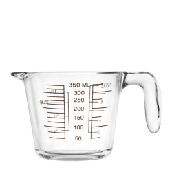 Стъклена мерителна кана ф10,4xh9см 350мл (HC-931209) (YS-0.35L) (242959-3) - Horecano