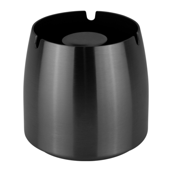 Метален ветроустойчив пепелник ф7,5xh8,5см BLACK HELLA-(HC-931274) (243179-2) - Horecano