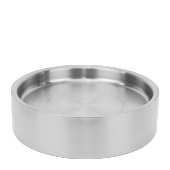 Метално плато с двойни стени ф21,5xh6см VINTAGE SILVER OLD FASHIONED-(HC-931299) (242985-1) - Horecano