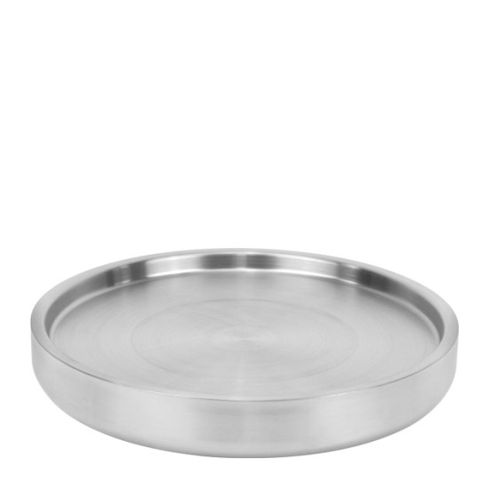 Метално плато с двойни стени ф28xh4см VINTAGE SILVER OLD FASHIONED-(HC-931301)(242987-1) - Horecano