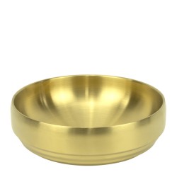 Метална купа с двойни стени ф24xh8,8см VINTAGE GOLD CHARM-(HC-931304)(242989-2) - Horecano