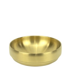 Метална купа с двойни стени ф22xh7,8см VINTAGE GOLD CHARM-(HC-931306)(242991-2) - Horecano
