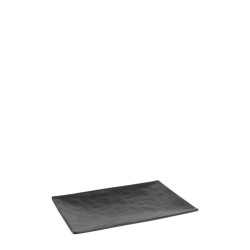 Меламиново плато правоъгълно 19,5x13,5xh2см черно SHIBUI-(HC-931371) (232050) (F151308) - Horecano