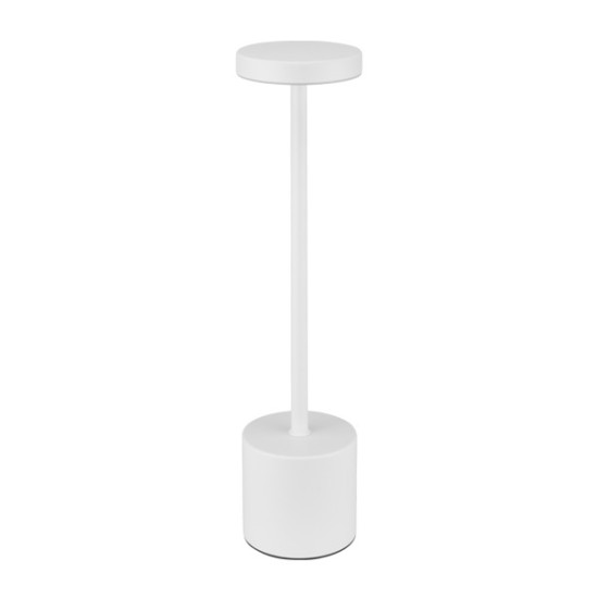 LED лампа за маса ф8xh34см WHITE (HC-931419) (243006-1) - Horecano