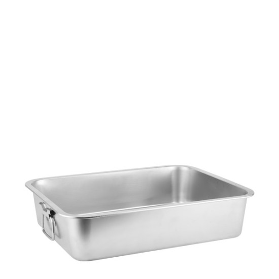 Иноксова тава правоъгълна 50x35xh10cm (HC-931425) (242910) - Horecano