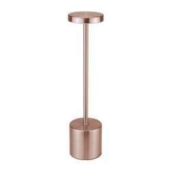 LED лампа за маса ф8xh34см ROSE GOLD (HC-931435) (243006-4 ) - Horecano