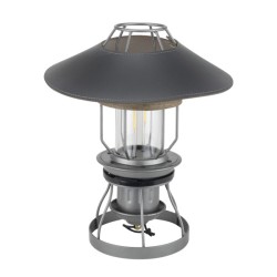 LED фенер ф21xh26см GREY (HC-931445) (243011-2) - Horecano