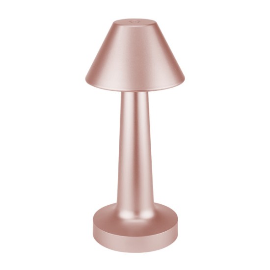 LED лампа за маса ф10xh23см ROSE GOLD (HC-931447) (243012-2) - Horecano