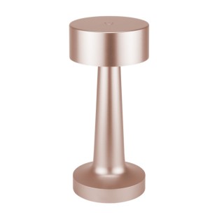 LED лампа за маса ф9,5xh21см ROSE GOLD (HC-931450) (243013-2 ) - Horecano