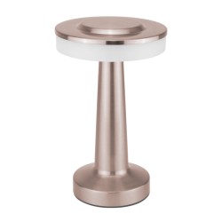 LED лампа за маса ф12xh20см ROSE GOLD (HC-931454) (243014-3) - Horecano