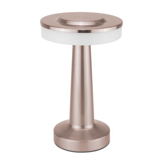 LED лампа за маса ф12xh20см ROSE GOLD (HC-931454) (243014-3) - Horecano