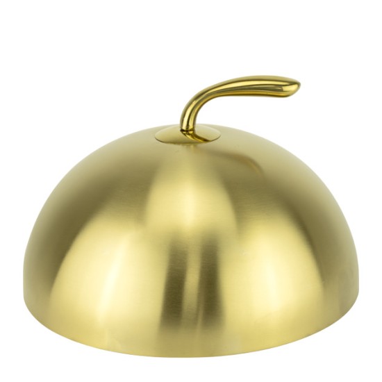 Иноксов клош / капак за румсървис ф28xh17,5см GOLD SYDNEY-(HC-931470) (242879-1) - Horecano