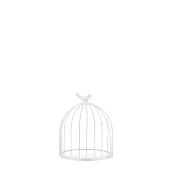 Дисплей огледален тип клетка ф20xh24см QUINN WHITE-(HC-931493) (BX212-3) (242998-3) - Horecano