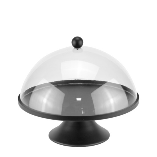Стойка за блок маса с капак ф25xh24см HELLA BLACK-(HC-931495) (29C913-2) (242999-2) - Horecano