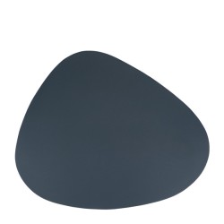 Кожена подложка за хранене асиметрична тъмно синя 45x37см HELLA-(HC-931508) (243016-3) - Horecano