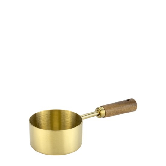 Метална сосиера с дръжка ф5,5xh3см 60мл GOLD (HC-931516) (242850) - Horecano